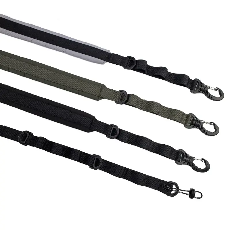 2 Point Sing Adjustable 7 Core Rope Strap Nylon Buckle Belt Accessories Tactical Sling Shoulder