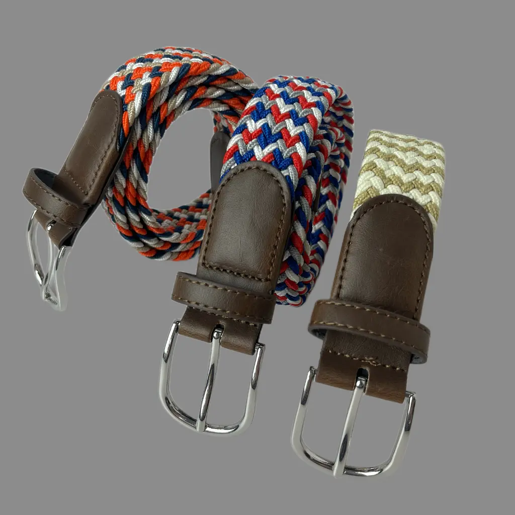 Women's Woven Canvas Belt – No-Hole Punch Free 