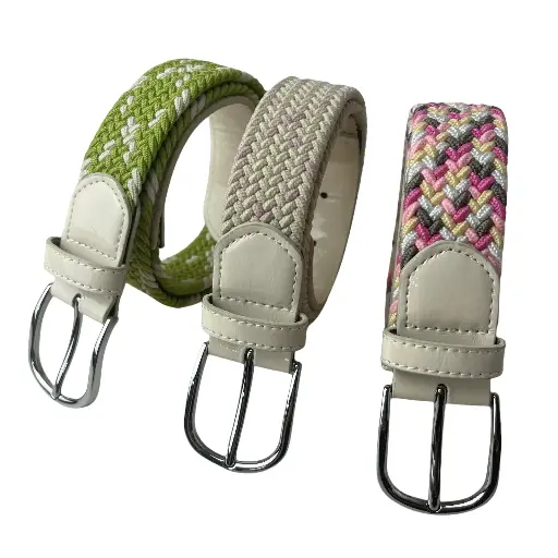 Kid's Woven Canvas Belt – No-Hole Punch Free