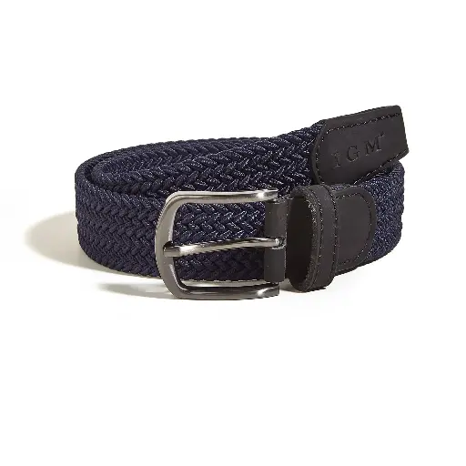 Fashion Design Men's New Elastic Braided Belt Pin Buckle Women's No Holes Canvas Belt 