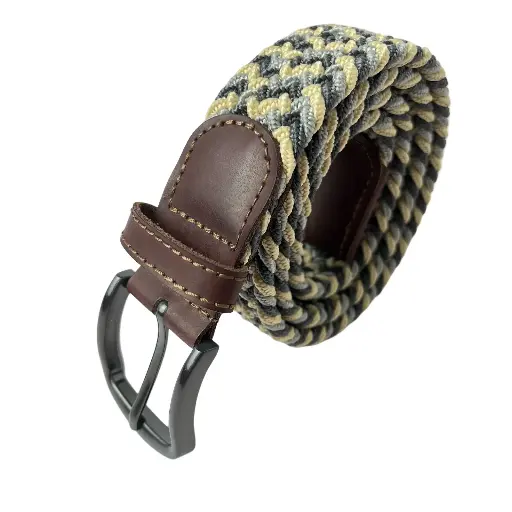 Knitted Elastic Waist Belt Braided Belt Designed for Men Women 